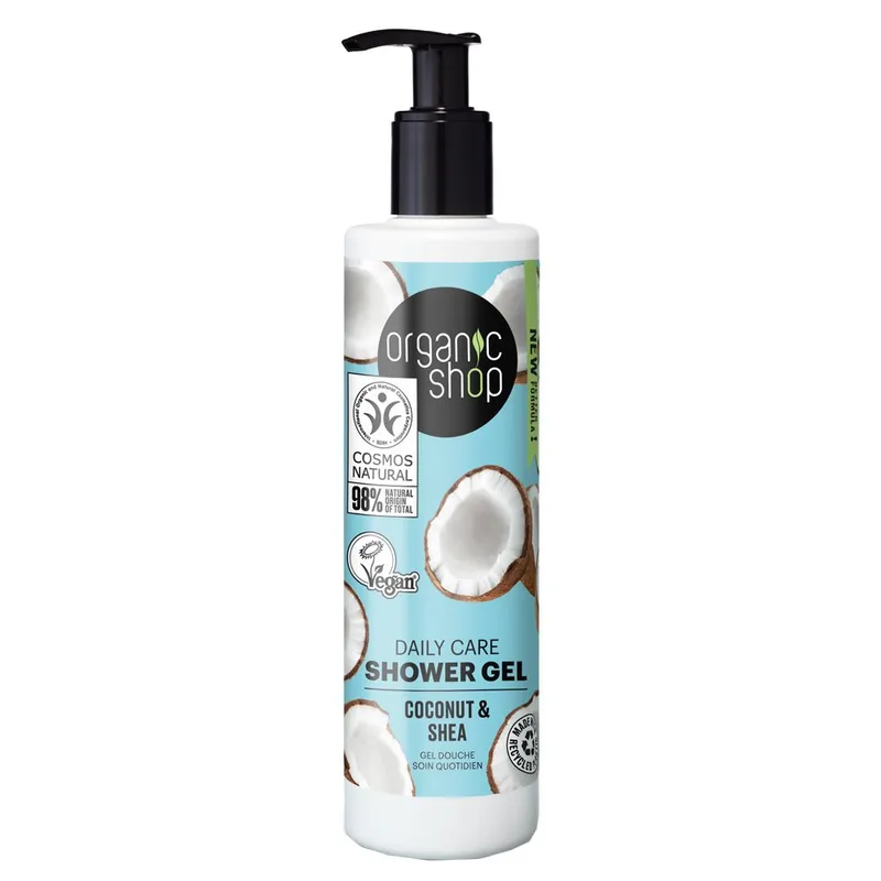 Organic Shop Daily Care Shower Gel with Coconut & Shea, 280ml