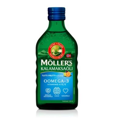 MOLLER'S COD LIVER OIL TUTTI FRUTI 250ML