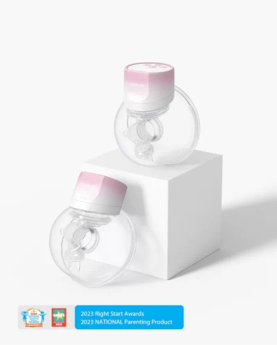 Momcozy-S12 Pro Wearable Breast Pump Pink Double Packs