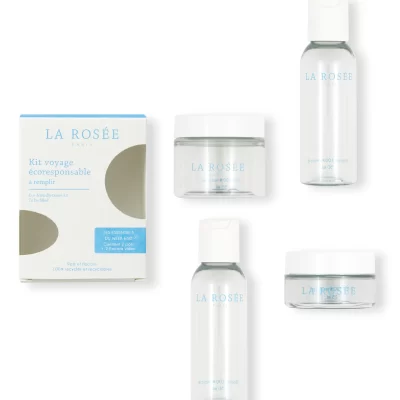 La Rosee- Eco-friendly travel kit to be filled and reused