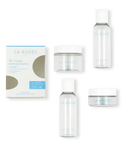 La Rosee- Eco-friendly travel kit to be filled and reused