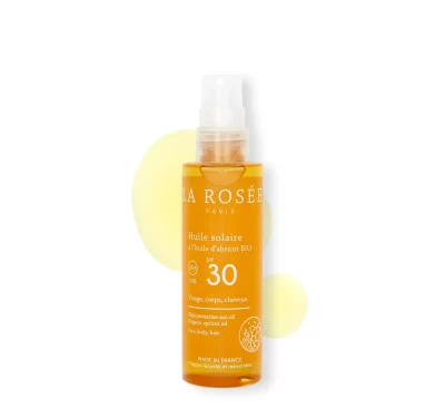 La Rosee-Sun oil with organic apricot oil SPF 30/ Fytyre, trup, floke/ 150m