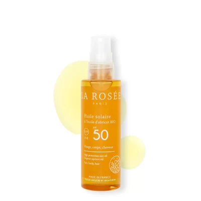 La Rosee- Sun oil with organic apricot oil SPF50/ Fytyre, trup, floke/ 150ml