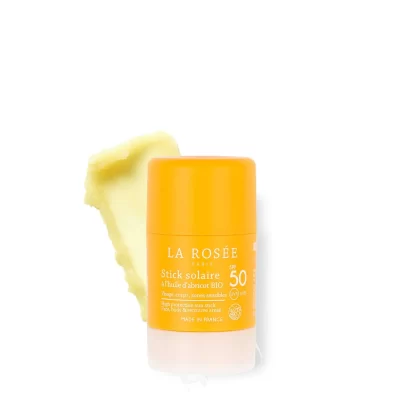 La Rosee- Sun stick with organic apricot oil SPF50/ Per gjithe familjen, qe nga lindja / 15ml