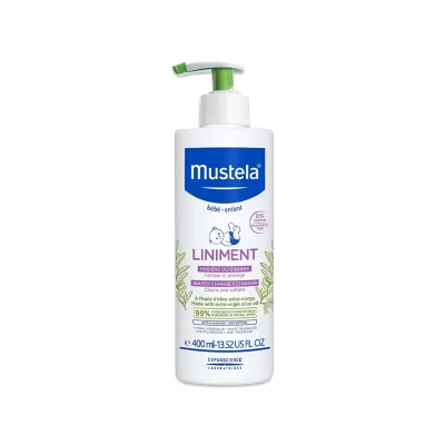 Mustela-Pastron dhe mbron lekuren nga lageshita dhe ferkimet e pelenave / Zona gluteale/ Qe nga lindja/ 400ml