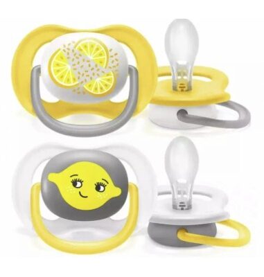 Philips Avent SCF080/18 – Biberon Ultra Air 6-18 m, limon