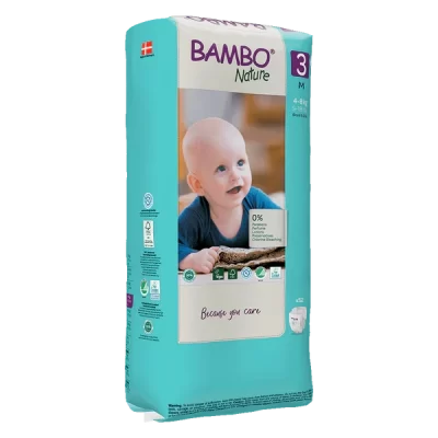 Bambo Nature nr 3 4-8 kg 52 cope