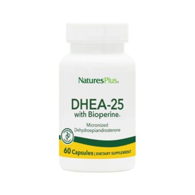 Nature Plus DHEA-25 With Bioperine 60 Capsules