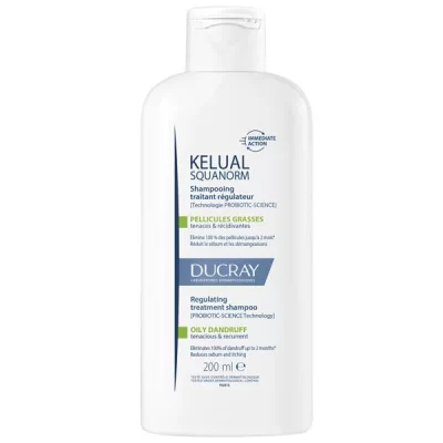 DUCRAY- Kelual Squanorm Oily Dandruff Regulating Treatment Shampoo 200 ml