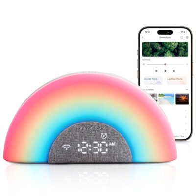 Momcozy Rainbow White Noise Machine Grey