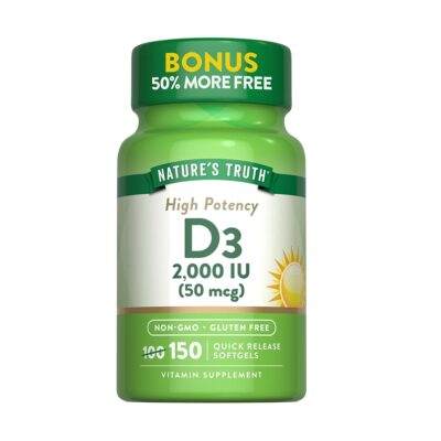 NATURE'S TRUTH - D3 2000 IU 150 Soft Gel