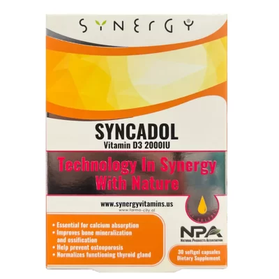SYNERGY - Syncadol Vitamin D3 2000 IU
