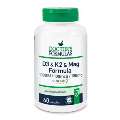 Doctor's Formulas D3&K2&Mag Formula 1000iu/100mcg/100mcg