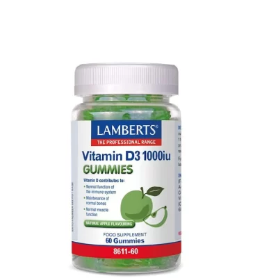 LAMBERTS - Vitamin D3 1000 iu 60 gummies