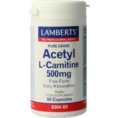 Lamberts- Acetyl L-Carnitin 500mg X 60 caps