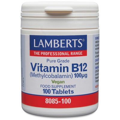 Lamberts - B-12 100 mcg X100 tab