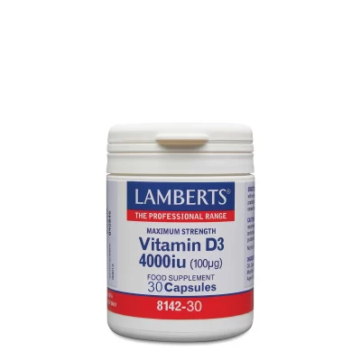 Lamberts-Vitamin D3 4000IU *30 caps