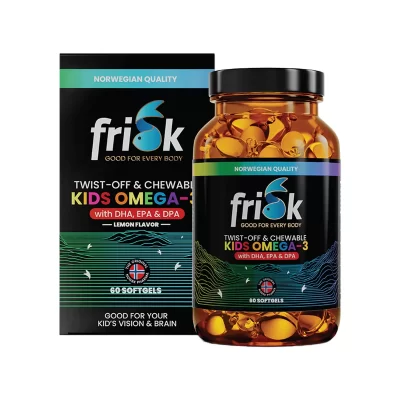 Frisk OMEGA for kids 60cps +1 vjec