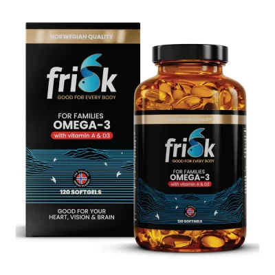 Frisk OMEGA 3 - Vitamine A dhe D3