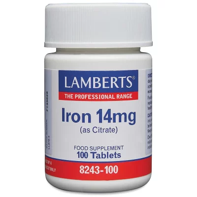 Lamberts - Iron 14 mg ( as Citrate) 100