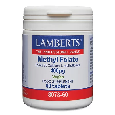 Lamberts - Folate 400mcg (As Methyl Folate) x 60 tab