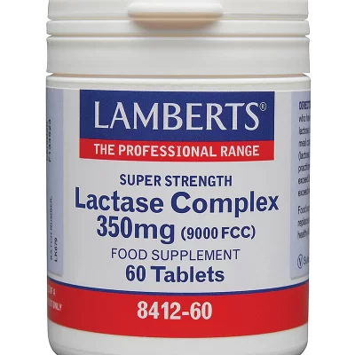 Lamberts - Lactase 350 mg (9000 Fcc) x 60 tab