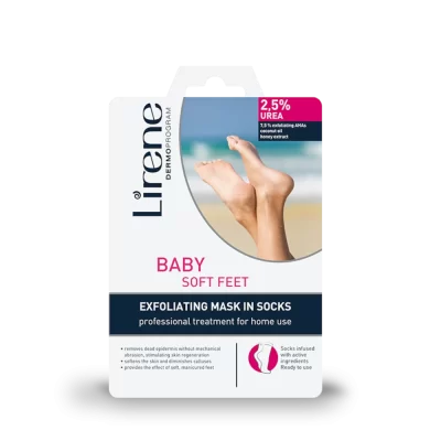 Lirene - Baby Soft Feet mask in socks
