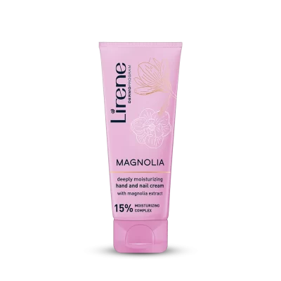Lirene - Magnolia- Deeply Moisturizing hand and nail cream with soy oil