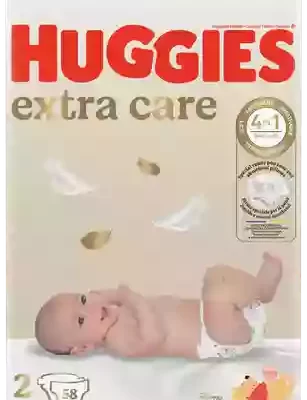 Huggies - Extra Care Diapers, 2 (3-6kg) (58cp)