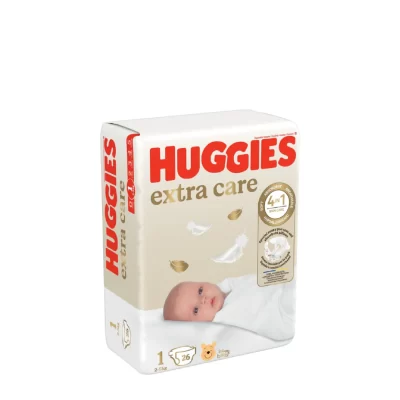 Huggies - Extra Care Diapers,1 (2-5kg)