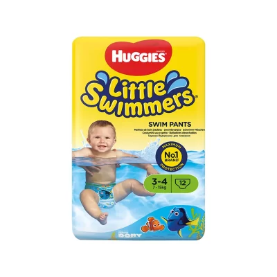 Huggies - LS Swim Pants (3-4), 12cp, 7-15 kg