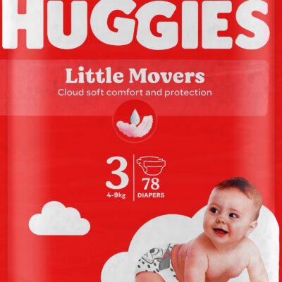 Huggies - Little Movers 3 (4-9kg), 78cp