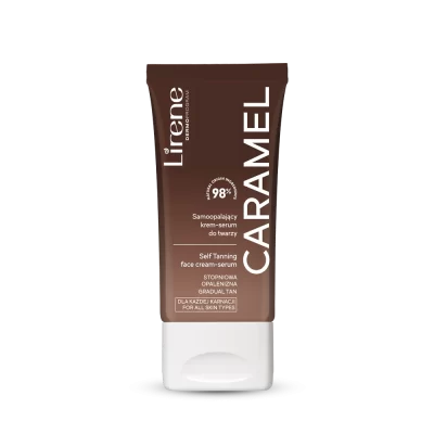 Lirene - Self-Tanning Face Cream Serum Caramel