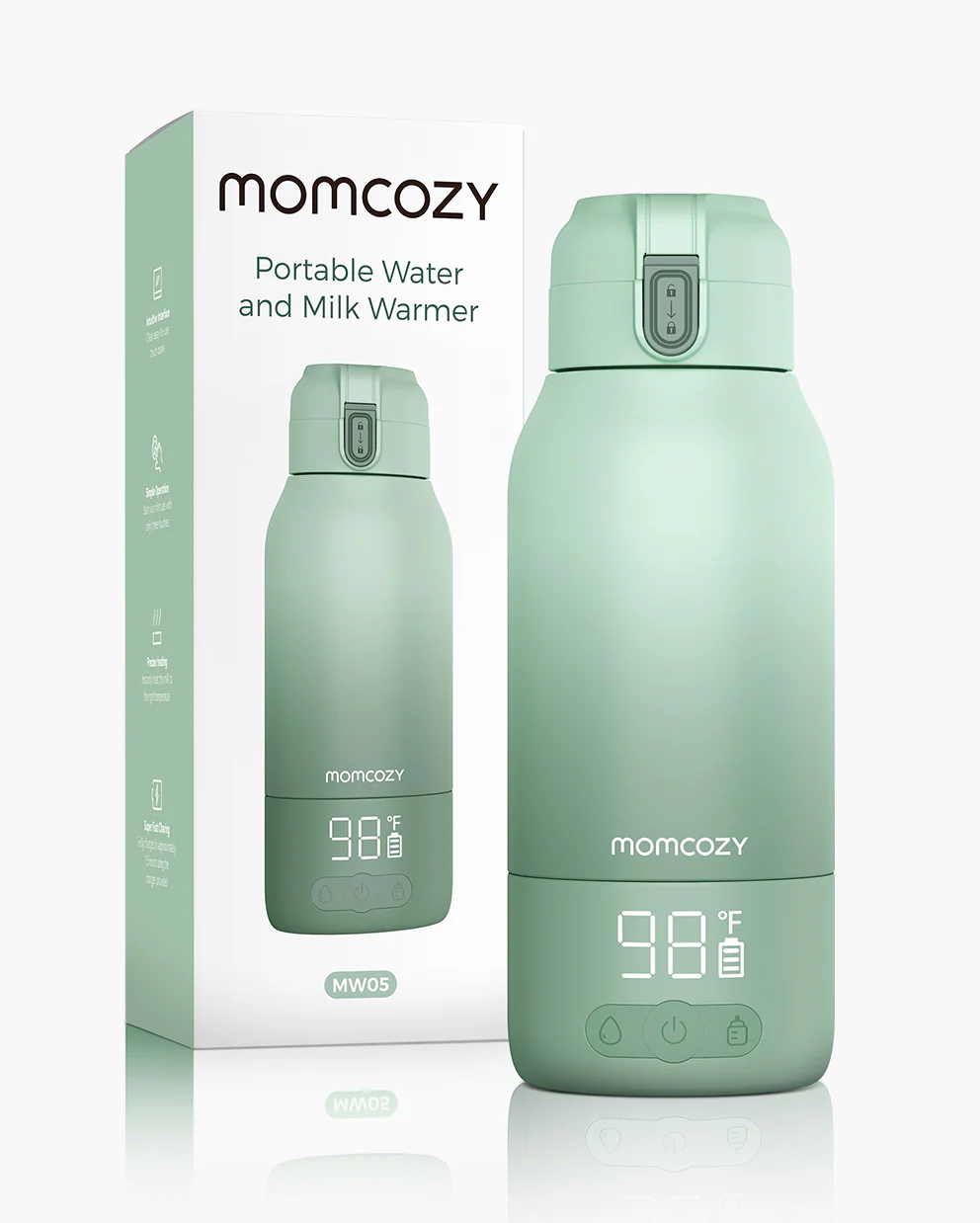 Momcozy - Portable Breast Milk & Water Warmer for Travel