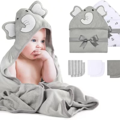 Momcozy - Baby Hooded Towel