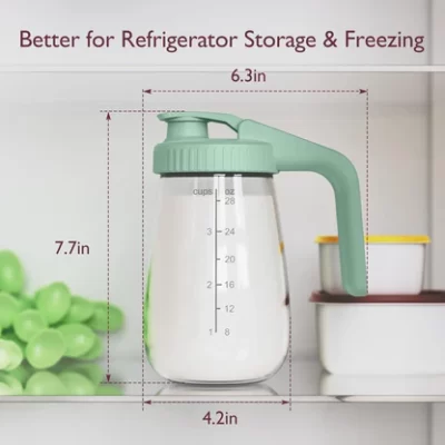 Momcozy - Breast Milk Storage Container (Grey, Pink, Green)