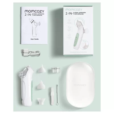 Momcozy - BreezyClear 2in1 Spray & Suction Nasal Aspirator