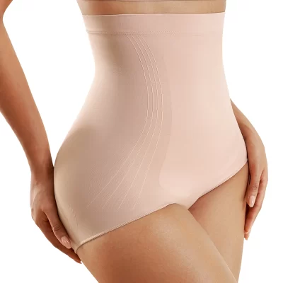 Momcozy - High-Waist Shaping Panties, M,L,XL,2XL, Bezhe