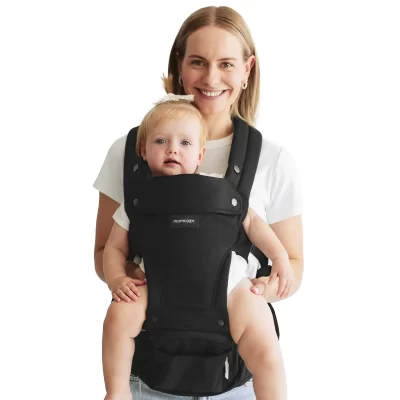 Momcozy - 2in1 Baby Carrier with Hip Seat ,Black