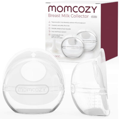 Momcozy - 90ml Reusable Milk Collector for Breastmilk (Double)