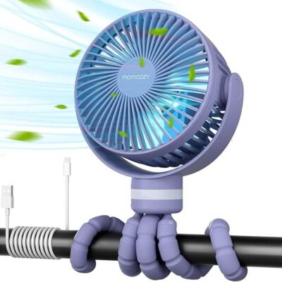 Momcozy - Portable Stroller Fan 27H Ultra-Long Battery Life