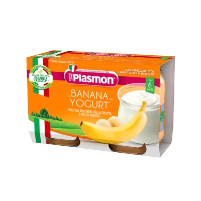 Plasmon-Kos Banane 2cp * 120G 6+muaj