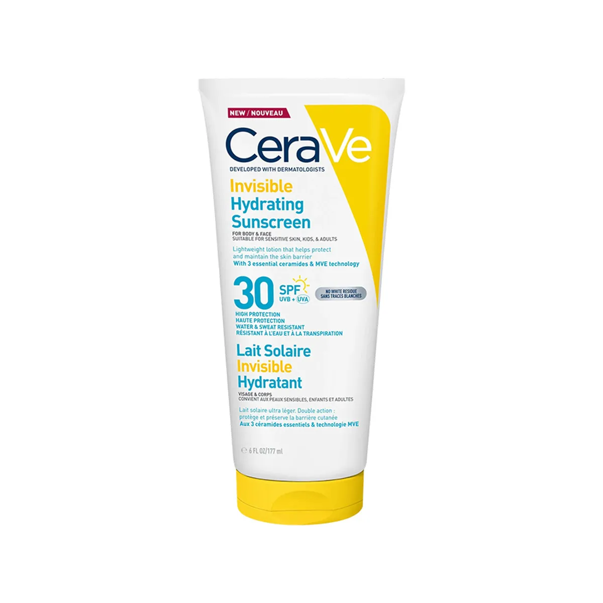 CeraVe - Invisible Hydrating Sunscreen (body&face) spf30
