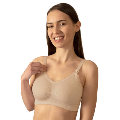 Babyono - Nursing bra (bezhe)
