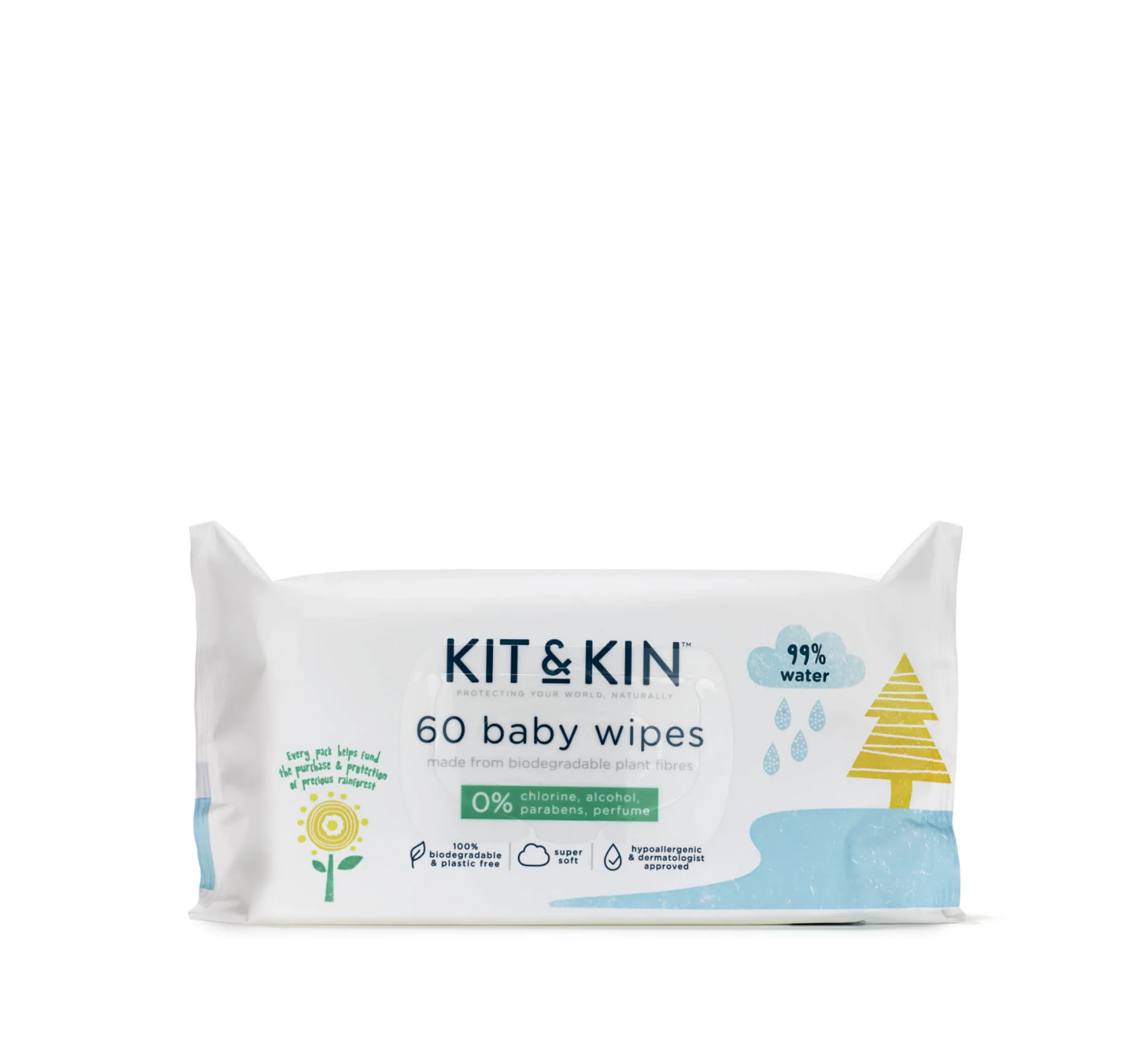 Kit & Kin - Baby Wipes (60pcs)