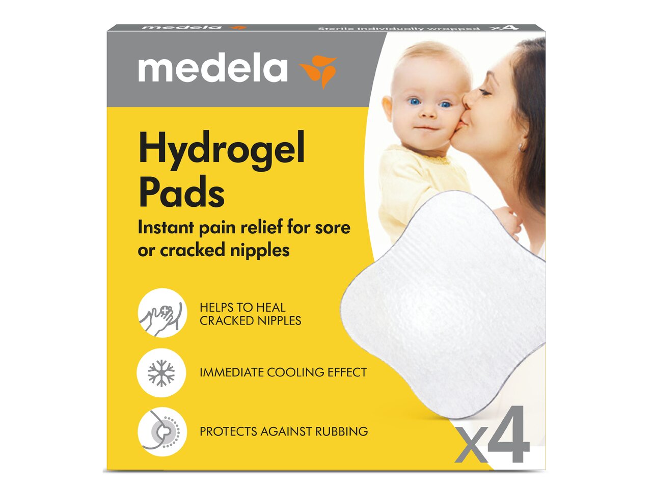 MEDELA-Hydragel Pads 4CT
